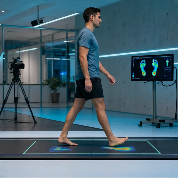 Gait: foot and knee