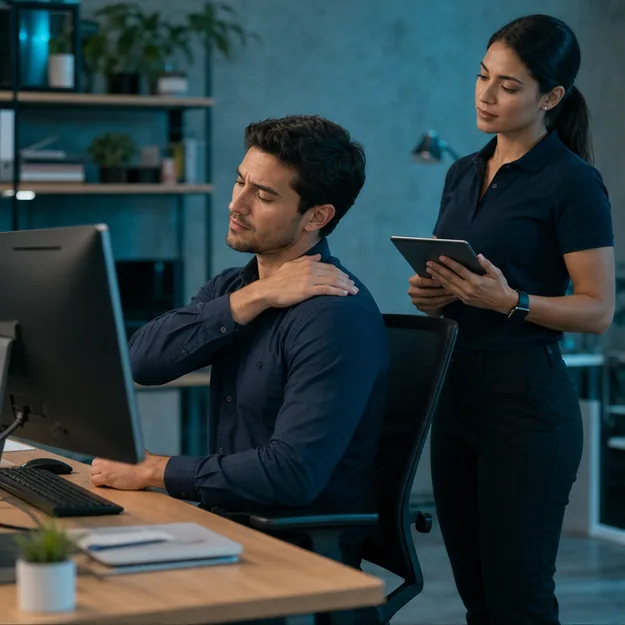 Office: neck and shoulders