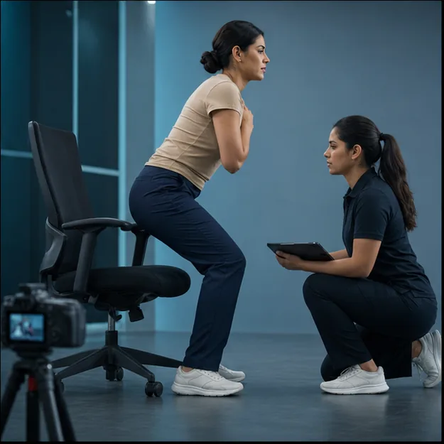 Sedentary: hip and sit-to-stand
