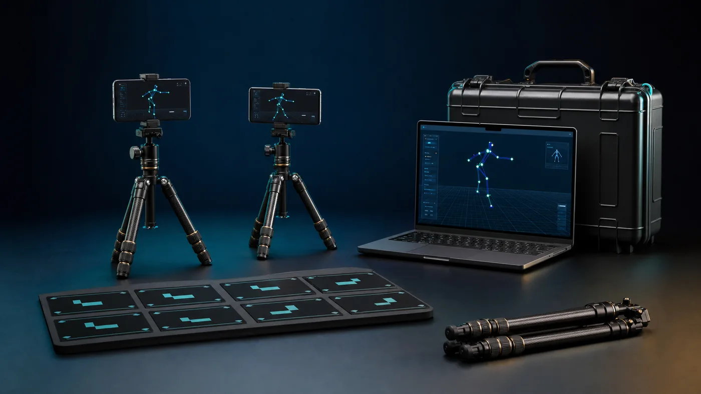Commercial capture kit with cameras and analysis workstation